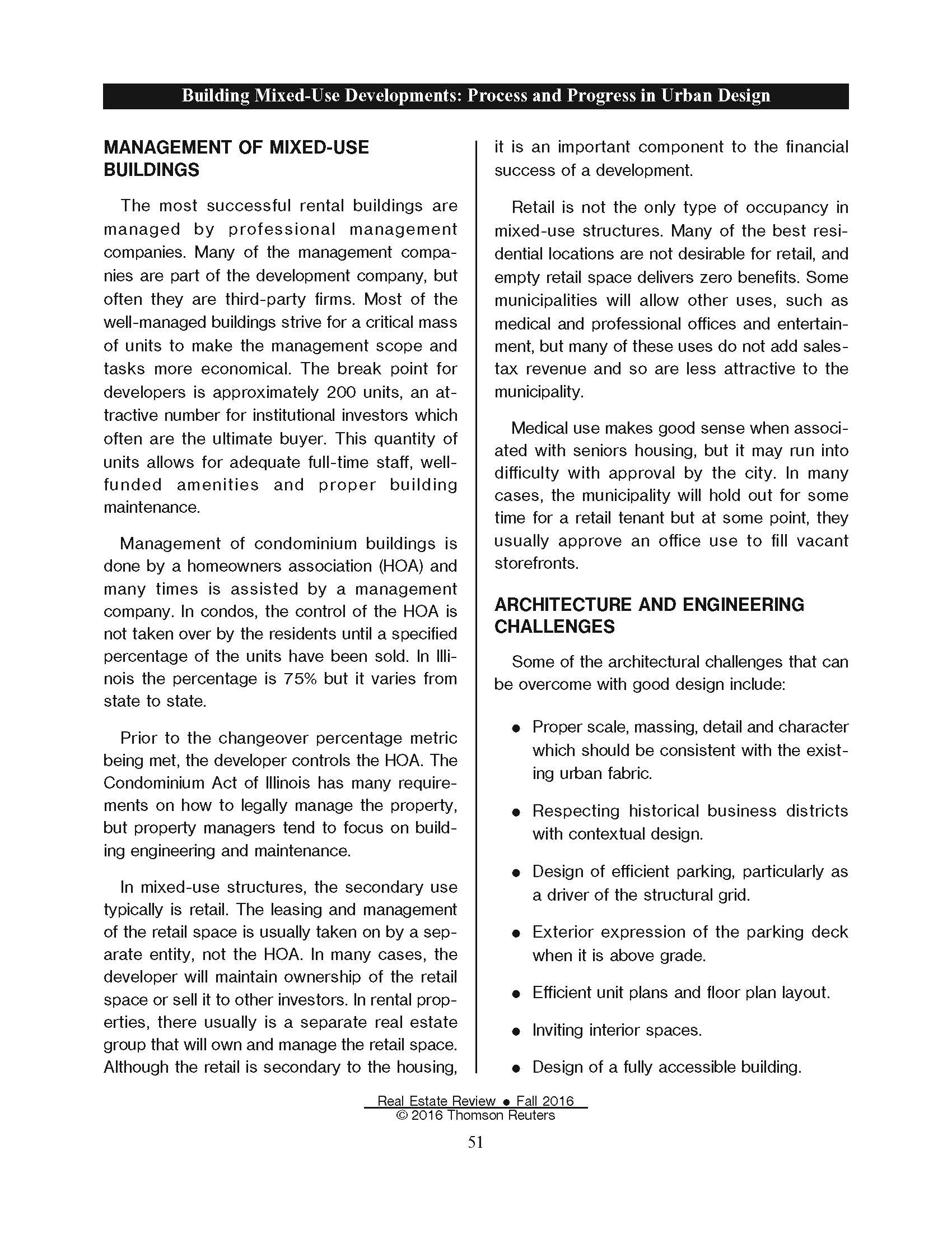 Real Estate Review (Building Mixed-Use Developments Process and Progress in Urban Design) 0916_Page_17