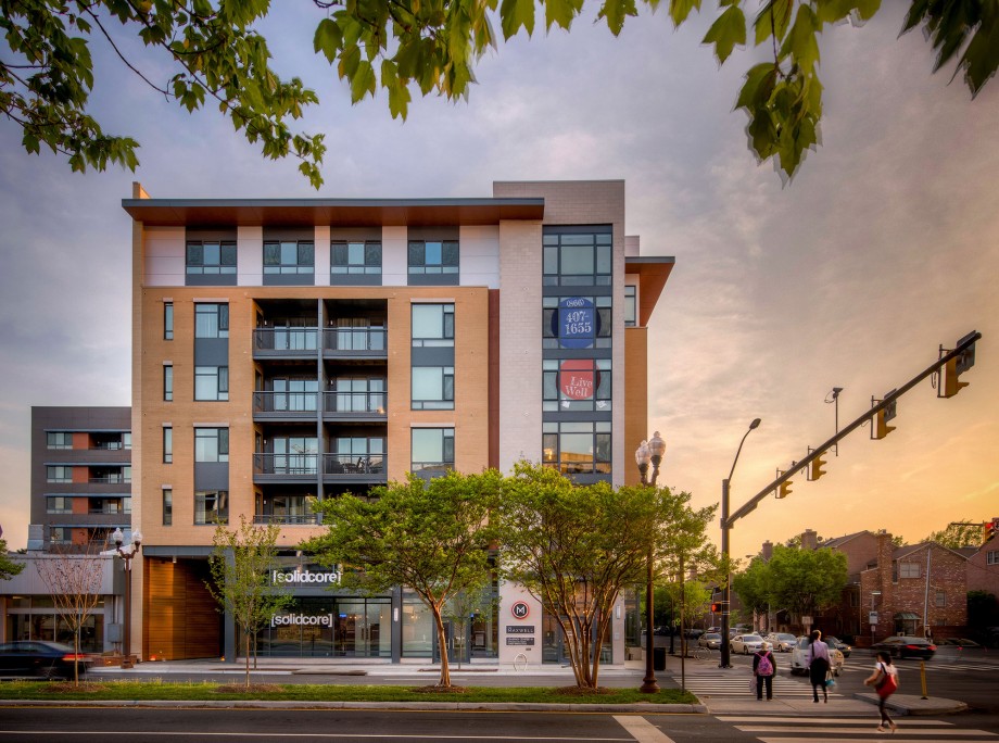 The Maxwell | Mixed-Use Podium Apartments | Retail | Arlington, Virginia | KTGY Architecture + Planning