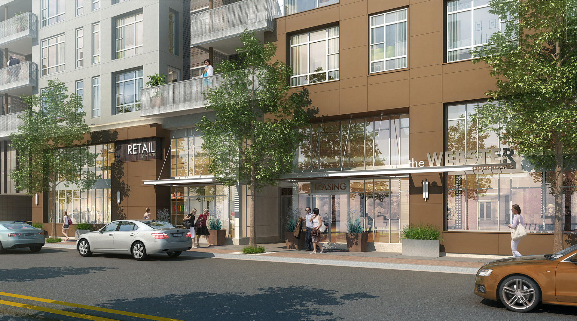 Alexan Webster | Mixed-Use Podium Apartments | Retail | Oakland, CA | KTGY Architecture + Planning