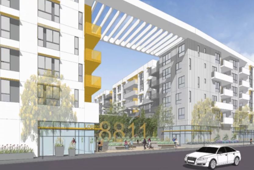 8845 Sepulveda Blvd – Four-building apartment complex coming to North Hills