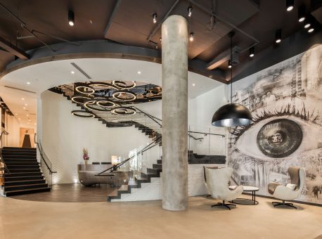 Aperture – Luxury apartment building in Reston, Va., incorporates art into its design