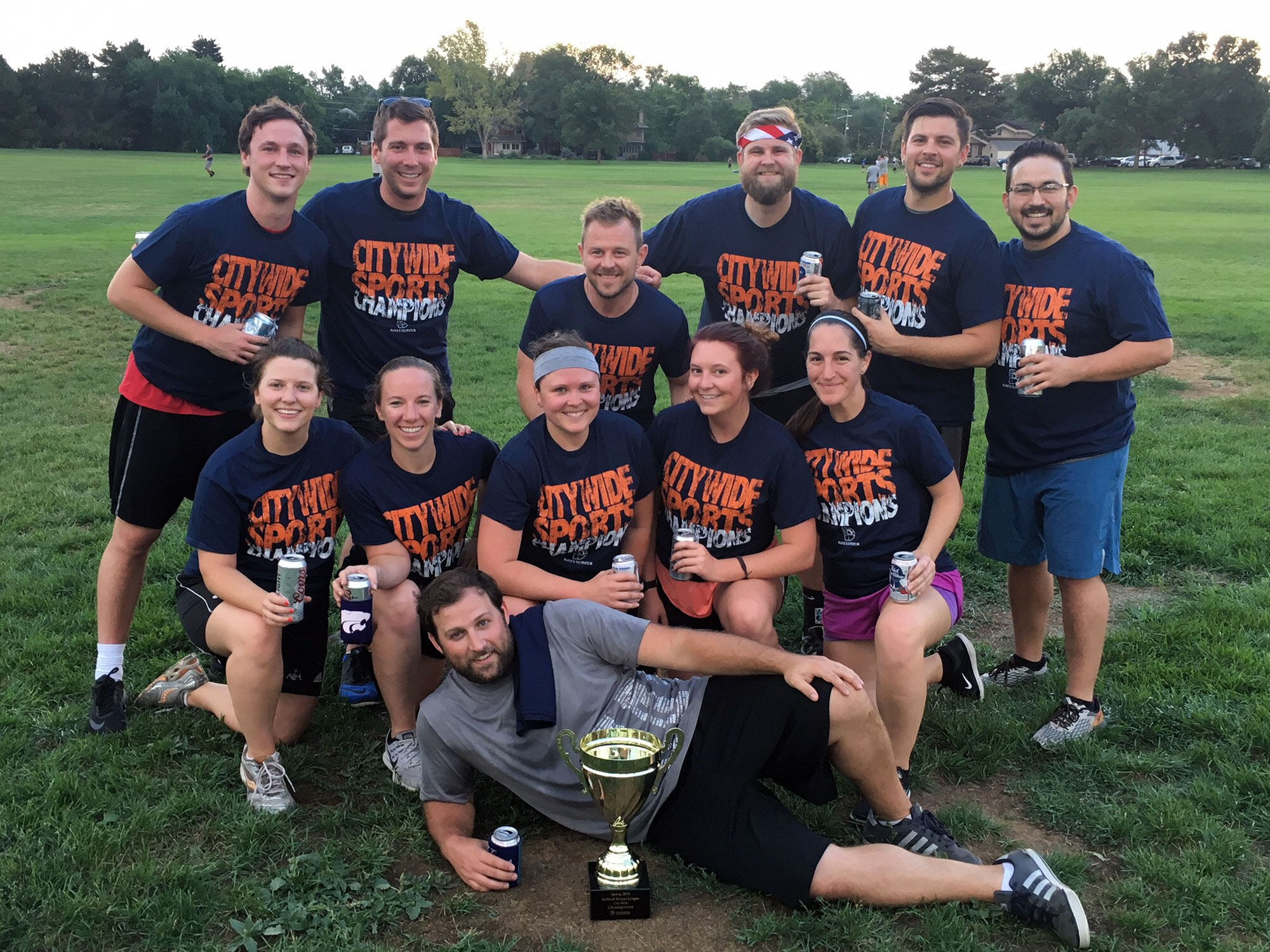 KTGY Denver Kickball Champions! KTGY Architecture Branding Interiors Planning