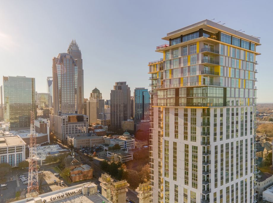 The Ellis – Charlotte’s newest residential tower is complete, with hundreds of ready-to-lease units