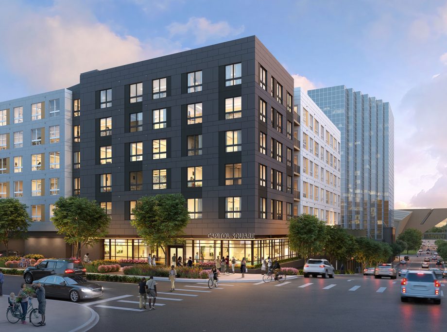 Capitol Square Apartments – Construction of an affordable 103-unit residential community in the Denver Capitol Hill neighborhood is underway KTGY