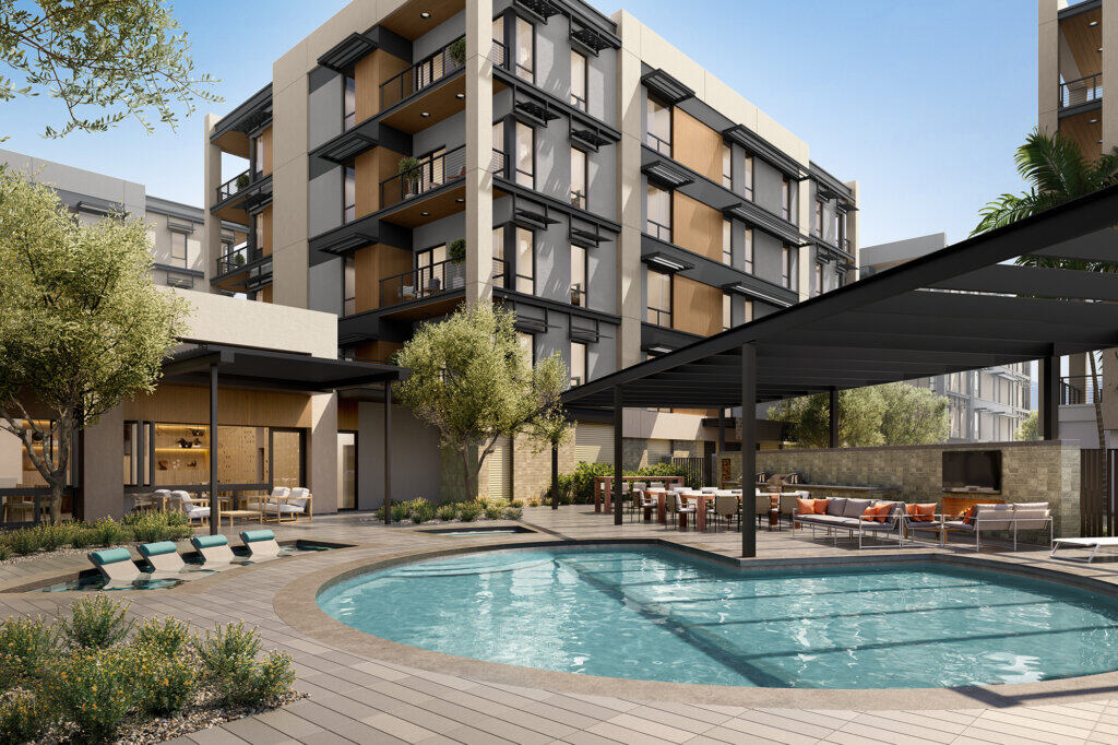 View of Construction begins on Portico luxury condominiums in north Scottsdale ...
